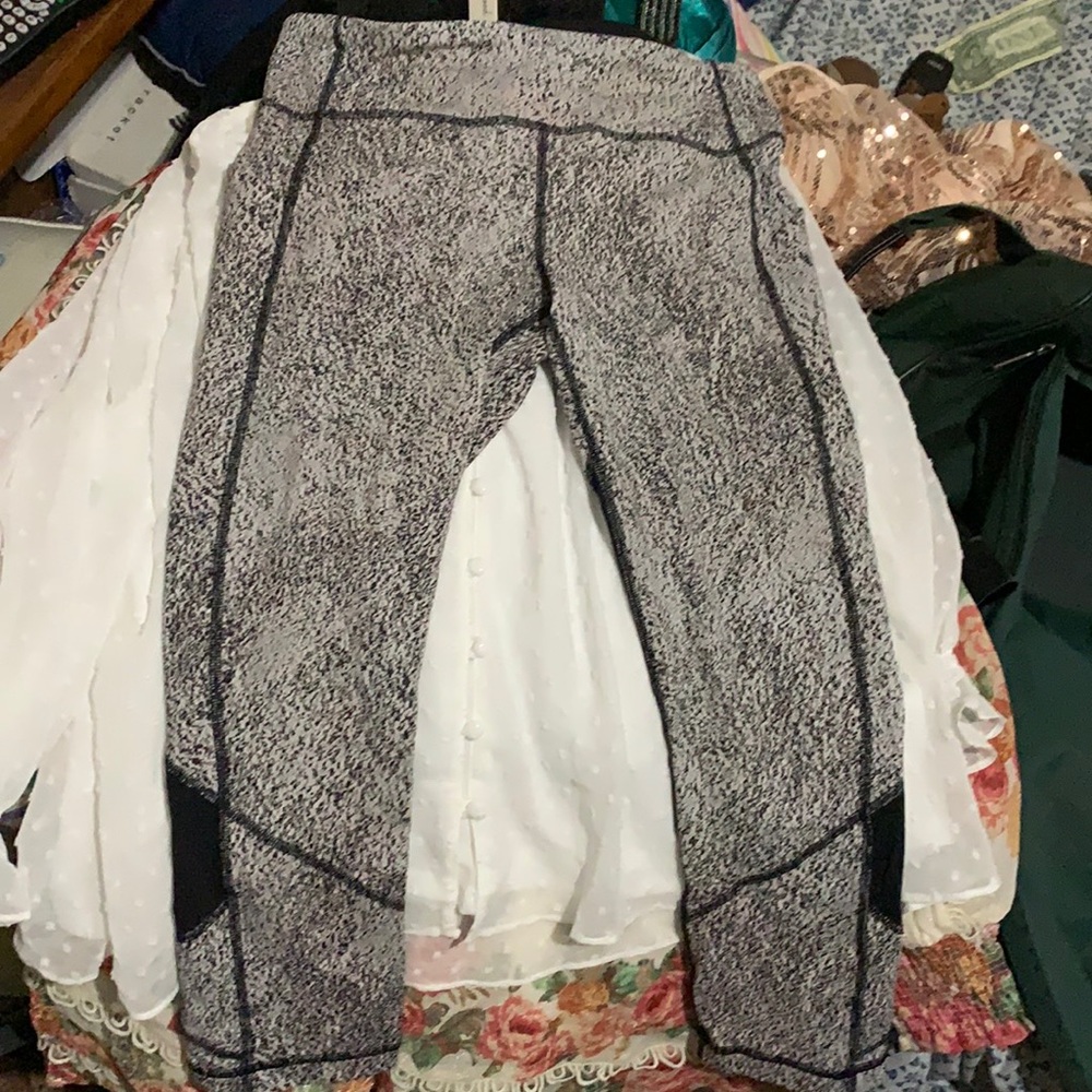 Lululemon workout  leggings, size eight